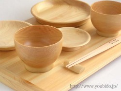 東濃ひのきお食い初め食器卓膳セット